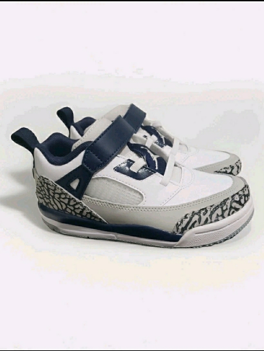 Jordan Spizike Low TD White Midnight Navy Toddler Size 10C FQ3952-140 New W Box.